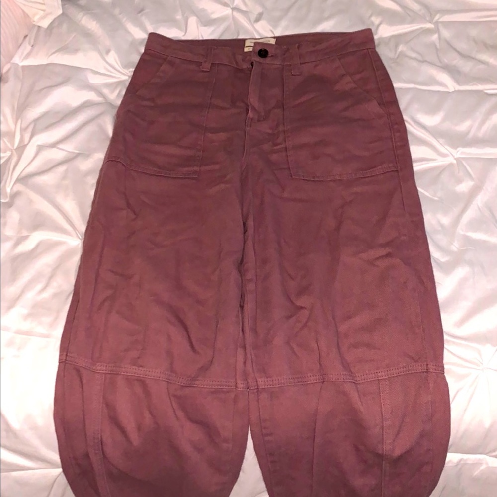 Purple wide leg skater pants from Urban Outfitters